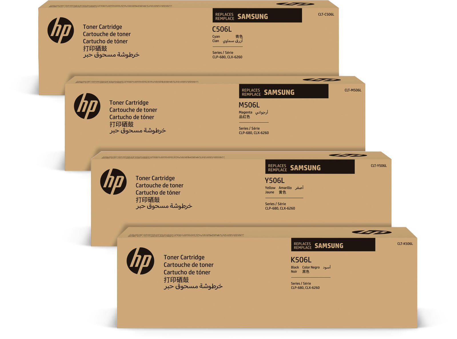 HP Inc. HP Original CLT-506L Toner 4er Set BK/C/M/Y OPSU171A