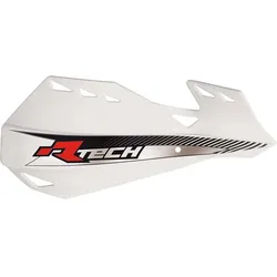 Racetech, Motorrad Zubehör, (RTECH) Ersatzkunststoffteile für Dual Evo Handschützer, Weiss
