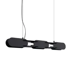 TH.785 Pendelleuchte CHAIN 91 schwarz LED 3000K