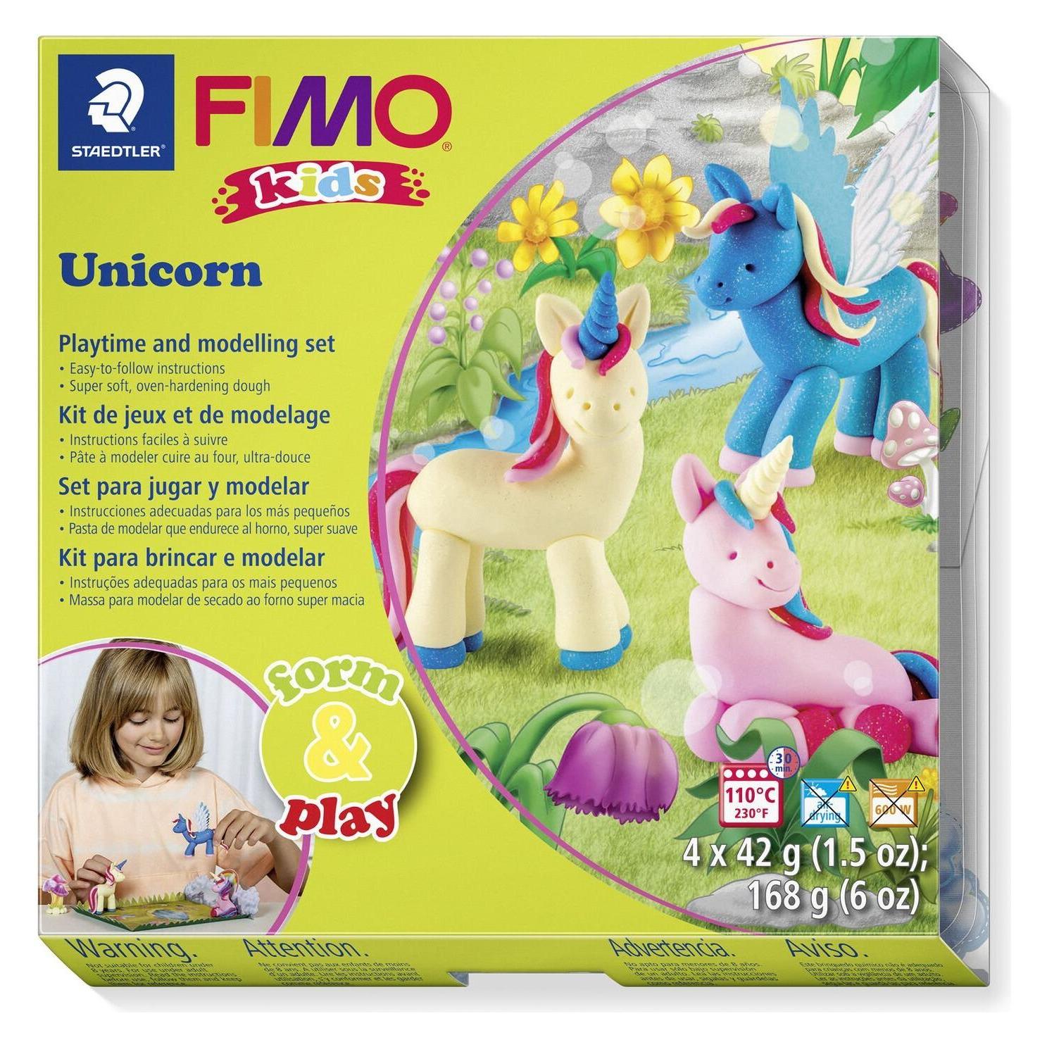 Fimo - Kids Form & Play Set - Unicorn (8034 19 LZ) (8034 19 LZ)