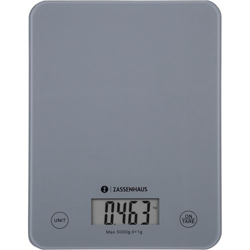 Zassenhaus Küchenwaage Digitalwaage Balance Cool Grey