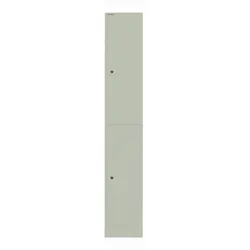Garderobenschrank Office | 2 Fächer mit je 1 Kleiderhaken, Tiefe 305 mm - 665 regent