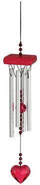 Regal Art & Gifts Regal Art & Gift 16 Inch Crystal Chime - Red