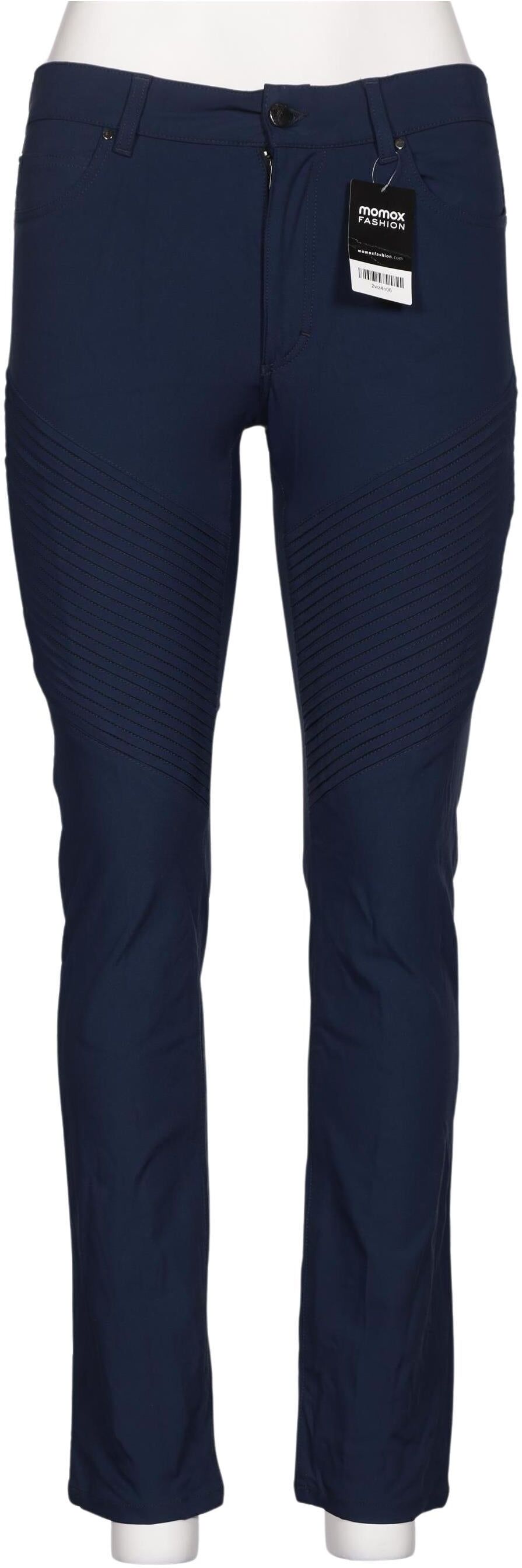 Versace Collection Herren Stoffhose, Marineblau, Gr. W33, Synthetik / Elasthan - Second Hand