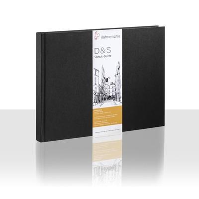 Hahnemühle Papier Skizzenbuch D&S, DIN A 5 Querformat, 140 g/m²