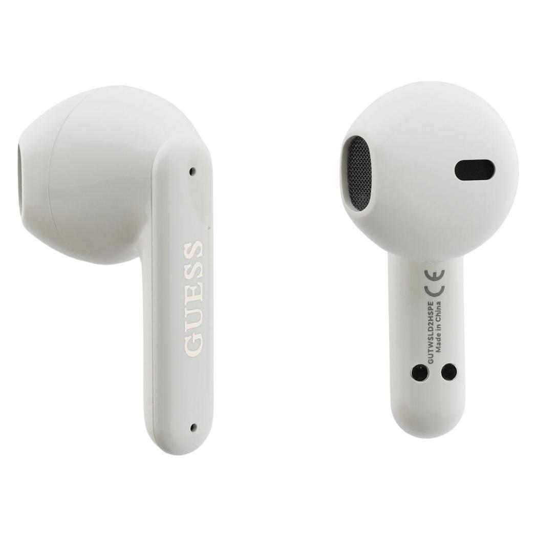 Guess Earphones TWS Pearl Strap white (5 h, Kabellos) (GUE005327)