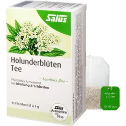 Holunderblüten Arzneitee Sambuci Flos Salus 15 ST