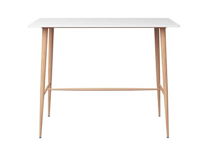 Table de bar table bistro table de cuisine Blanc 120x60x105 cm 9573215 FrenchDays