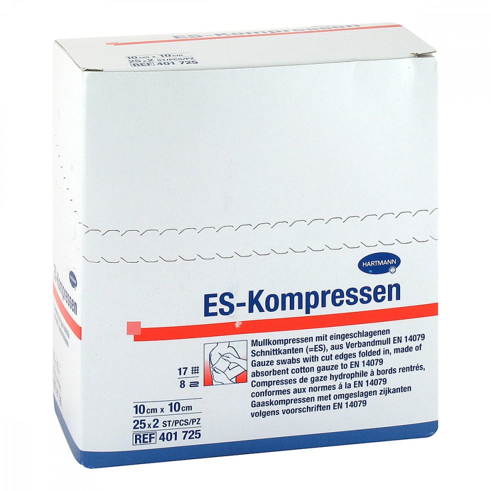 1001 Artikel Medical GmbH Es-kompressen steril 10x10 cm 8fach 00434141