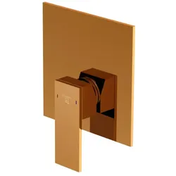 Steinberg Serie 160 Fertigmontageset 16022433RG rose gold, Abdeckplatte 165x165mm, für Wanne/Brausearmatur
