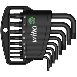 Wiha Stiftschlüssel Set im Classic Halter TORX 8-teiliges Set kurz, schwarzoxidiert - 36461