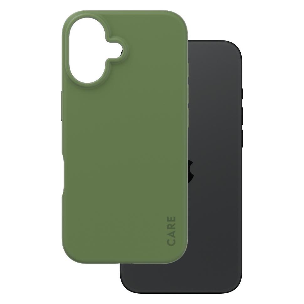 PanzerGlass CARE Fashionable Case Green iPhone '24 6.1" (Apple iPhone 16) (1405)