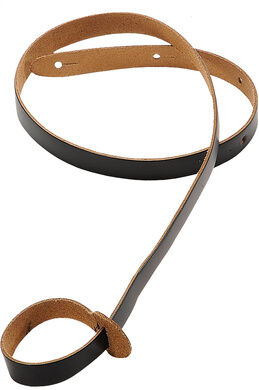 Levys Leather Mandolin Strap BK Schwarz