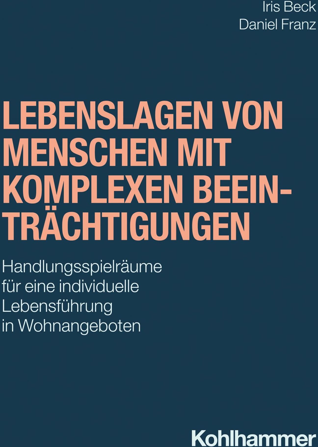Kohlhammer Lebenslagen von Menschen mit komplexen Beeinträchtigungen