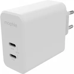 Zagg Accessories Wall Adapter (67 W, 2 Ports), USB Ladegerät, Weiss