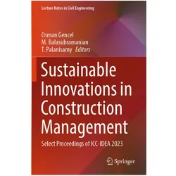 Sustainable Innovations in Construction Management, Fachbücher von Osman Gencel, Balasubramanian M, Palanisamy T