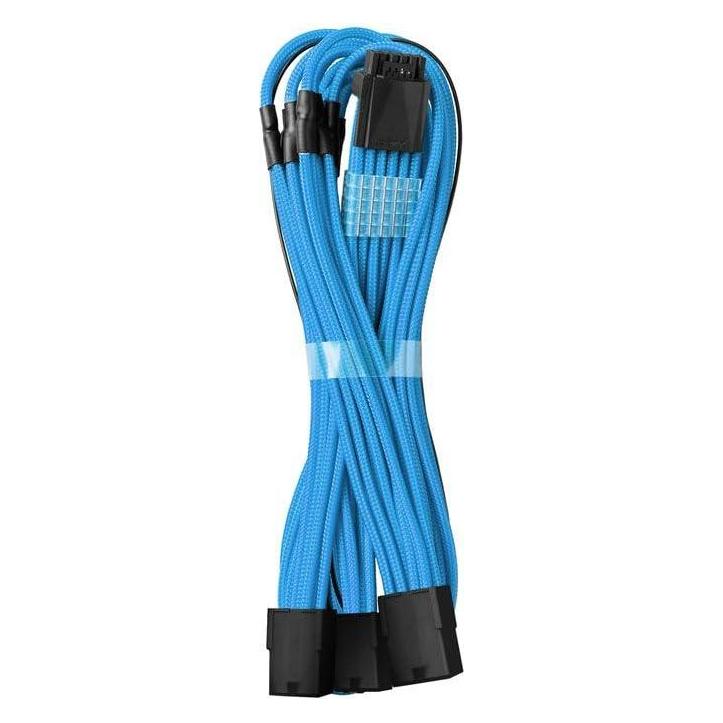 CableMod PRO ModMesh 12VHPWR auf 3x PCI-e Kabel - 45cm, hellblau (45 cm) (CM-PCAB-16P3-N45KLB-5PC-R)