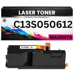 Toner kit C13S050612 Magenta für Epson hochwertig Premium Alternative für Epson AcuLaser C1750, CX17 series, C1700