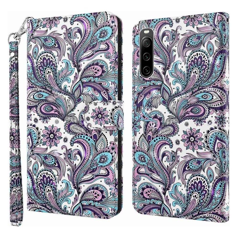 Cover-Discount Sony Xperia 10 IV - Leder Hülle Paisley (Sony Xperia 10 IV) (660103678E)
