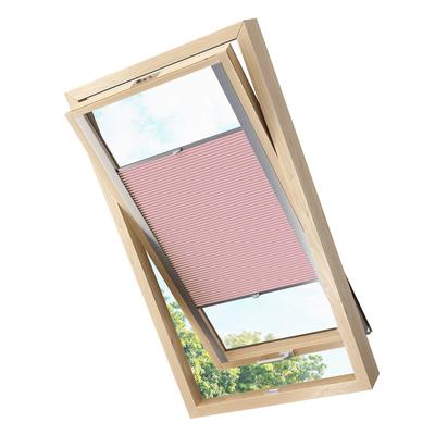 KS Handel 24 Dachfensterplissee Faltrollo Thermo verdunkelnd passend für Fakro 66x118 Beere