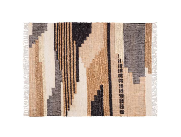 Juteteppich Liberal, Mehrfarbig, Naturfarben, rechteckig, 170x240 cm, Teppiche und Böden, Teppiche, Schafwollteppiche