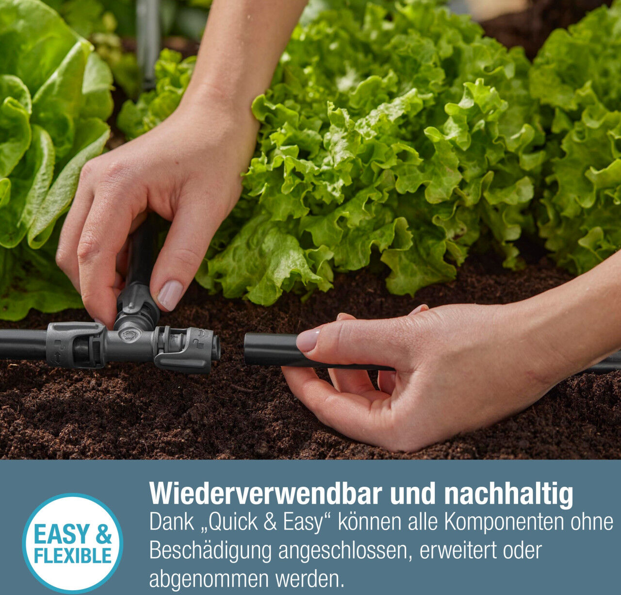 Gardena T-Stück, 13 mm (1/2)
