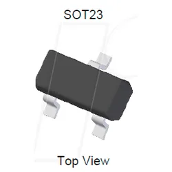 BCV46TA - PNP-Darlington-Transistor, -60 V, -0,5 A, hFE >10k, SOT-23