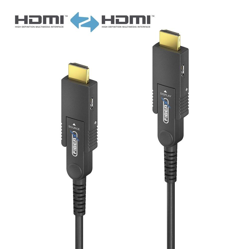 FiberX Serie - Micro HDMI/HDMI 4K Glasfaser Verlängerung - 12,5m FX-I352-012