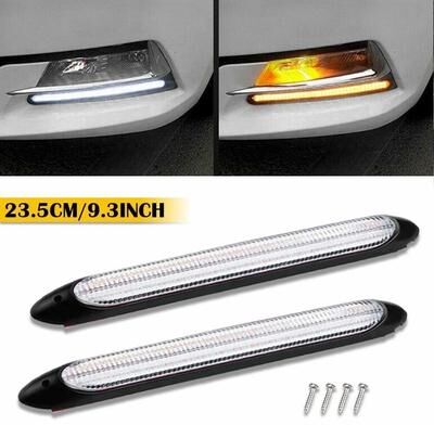 All Categories Goods LED Daytime Running Light Strips For Cars, Sequential Flow Turn Signal Lamp, Waterproof LED Strip Headlight 1 set