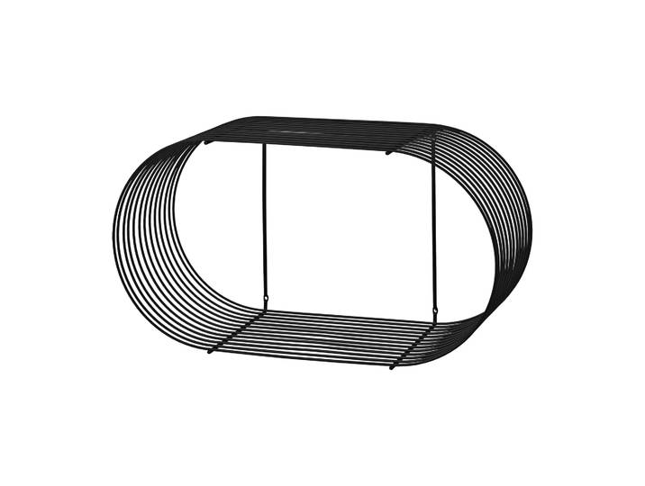 AYTM Étagère murale Curva Noir