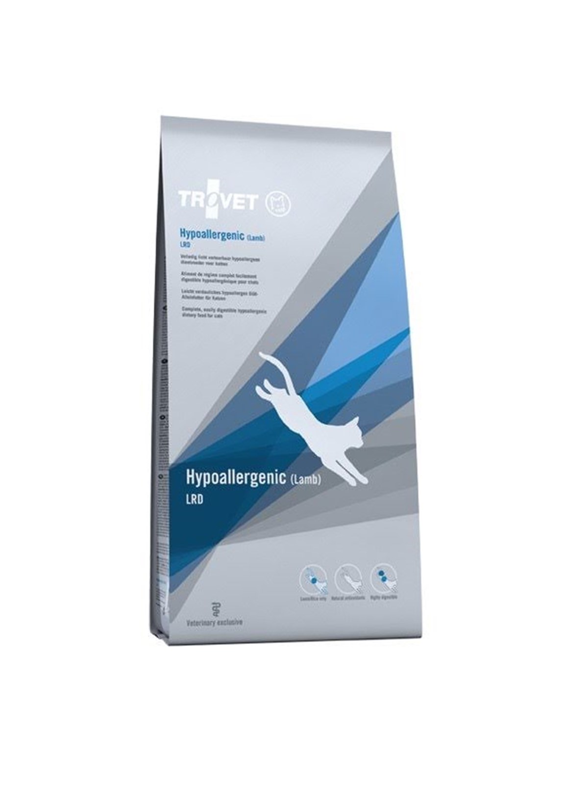TROVET Hypoallergenes LRD mit Lamm - Trockenfutter für Katzen - 2,5kg
