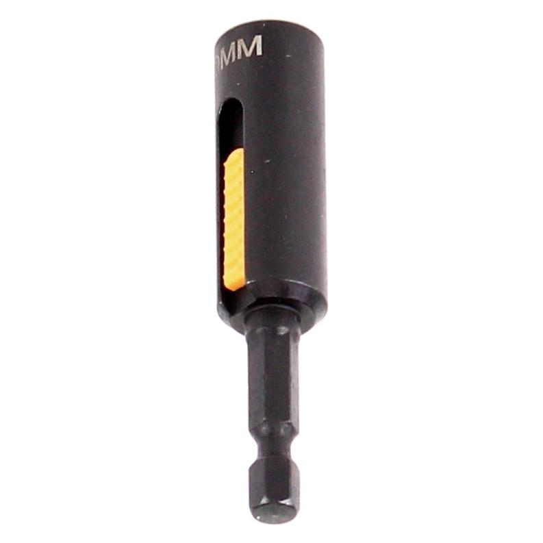 DeWalt DT 7440 Steckschlüssel 10 mm Aussensechskant 75 mm Länge, Permanentmagnet Halterung, EasyC (10 mm) (DT7440-QZ)