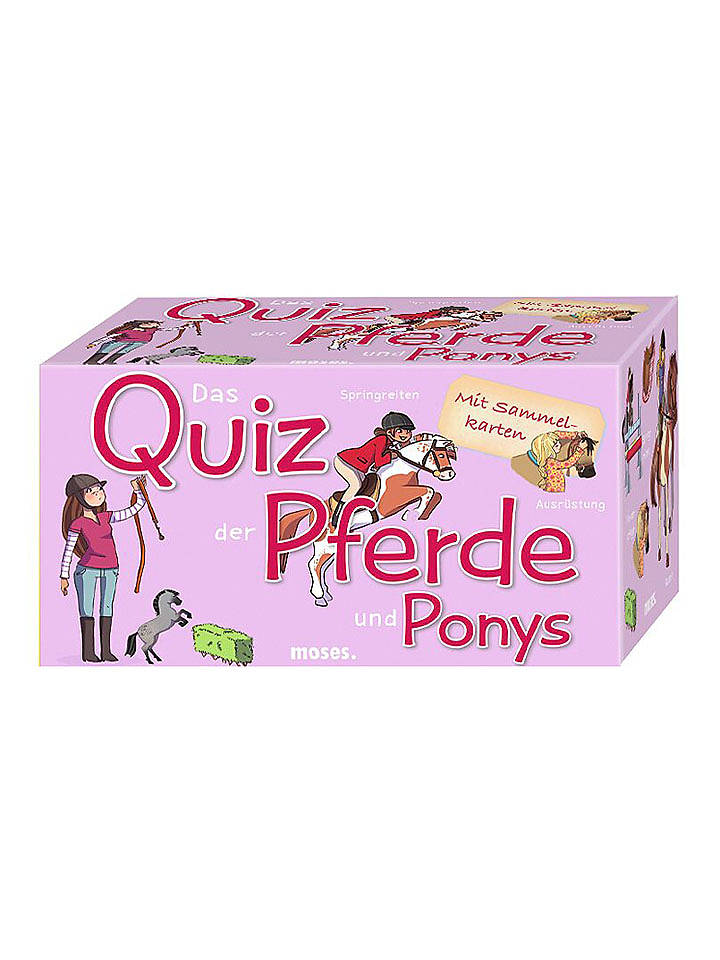 moses. Spiel "Das Quiz der Pferde und Ponys" - ab 8 Jahren - onesize