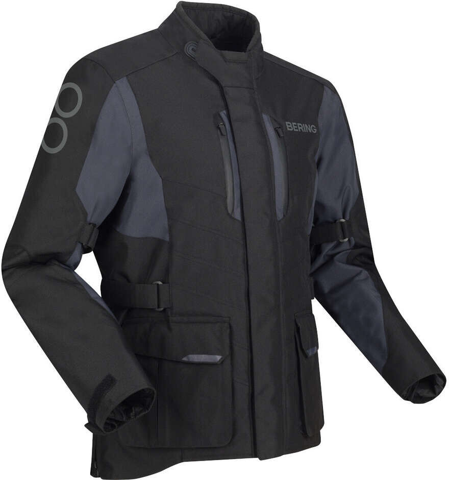 Giubbotto Moto Bering SIBERIA Nero Grigio taglia 4XL