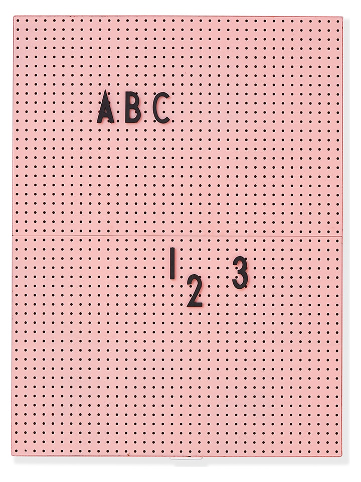 Design Letters Message-Board in Rosa - A4 - onesize