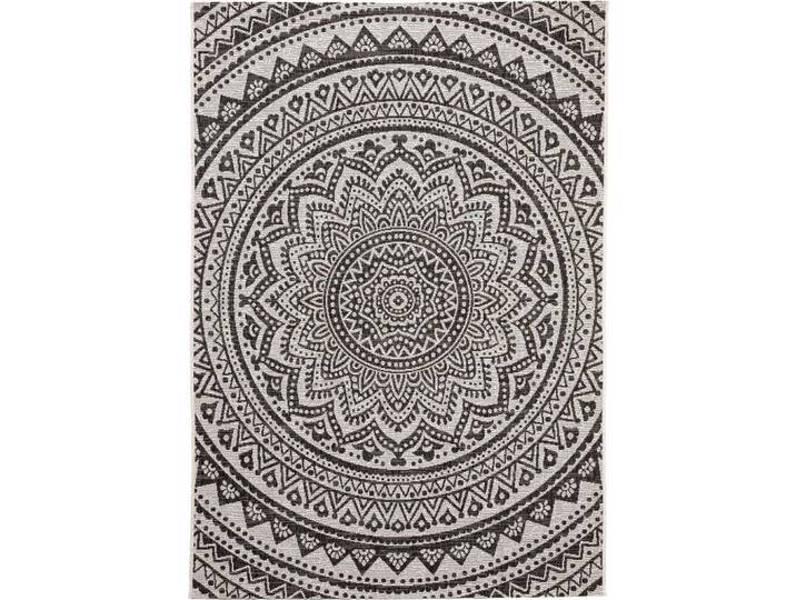 benuta Outdoorteppich Cleo Weiß/Schwarz 200/290 cm, Textil, Zeichen/Symbole/Nummern/Buchstaben, Rechteckig, 200x290 cm, wasserabweisend, Teppiche & Böden, Teppich, Outdoorteppich