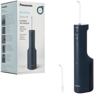Panasonic Munddusche EW-DJ66-A303, navy blau, Ultraschall-Technologie, kabellos, mit 2 Aufsätzen