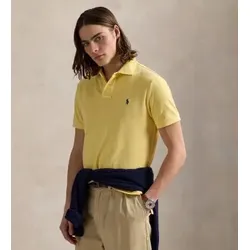 Polo Ralph Lauren für Herren. 710680784442 Das ikonische gelbe Piqué-Poloshirt (L), Lässig, Baumwolle, Kurzarm