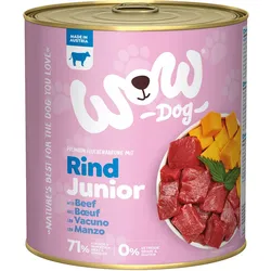 WOW DOG Junior Rind 6x800 g