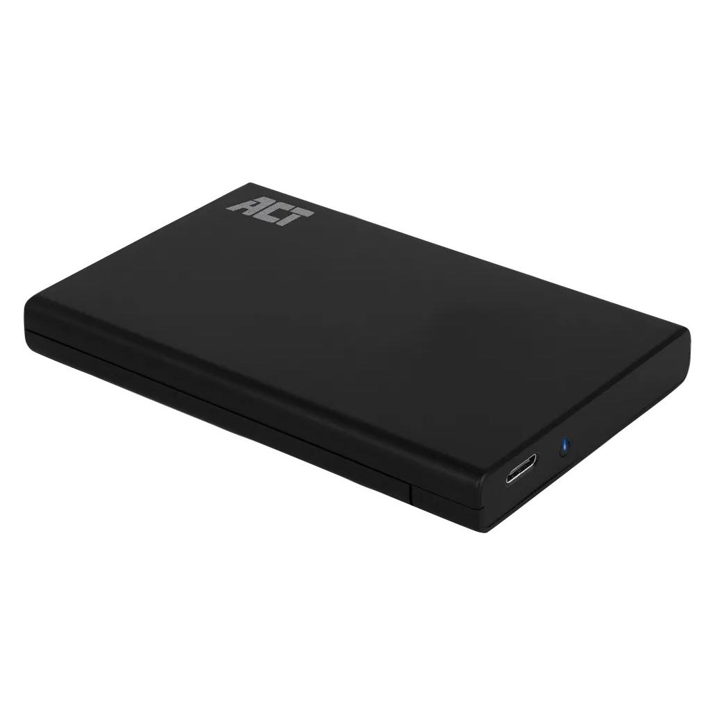 ACT 2.5" SATA hard drive enclosure, screwless, USB-C 3.2 Gen2 (2.5") (AC1225)