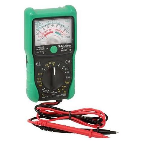 Schneider Electric Thorsman Analogue Multimeter Cat III- I pose for DIY (CAT III, Hand-Multimeter) (IMT23113)