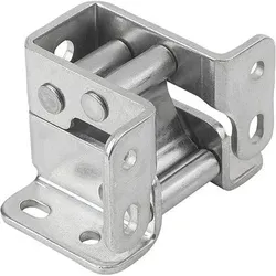 Scharnier innenliegend, Edelstahl 1.4404, blank, 90°