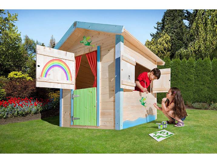 Weka Tabaluga Kinder Spielhaus Drachenhöhle 122 × 122 × 122 cm