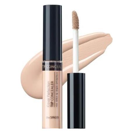 The Saem Cover Perfection Tip Concealer SPF28 Natural Beige 6.8g (Beige) (36988058)