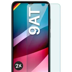 moex Klares Panzerglas für Redmi 9AT – passgenaue 9H Schutzfolie für zuverlässigen Displayschutz – ShockProtect Klar