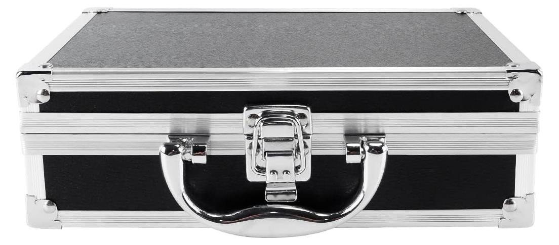 Merkloze gereedschapskoffer met aluminium frame en versterkte reiskoffer voor professioneel gebruik