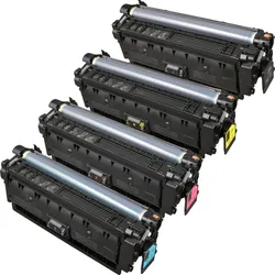 4 Kompatible Toner ersetzt HP CF360A-63A 508A Multipack KCMY