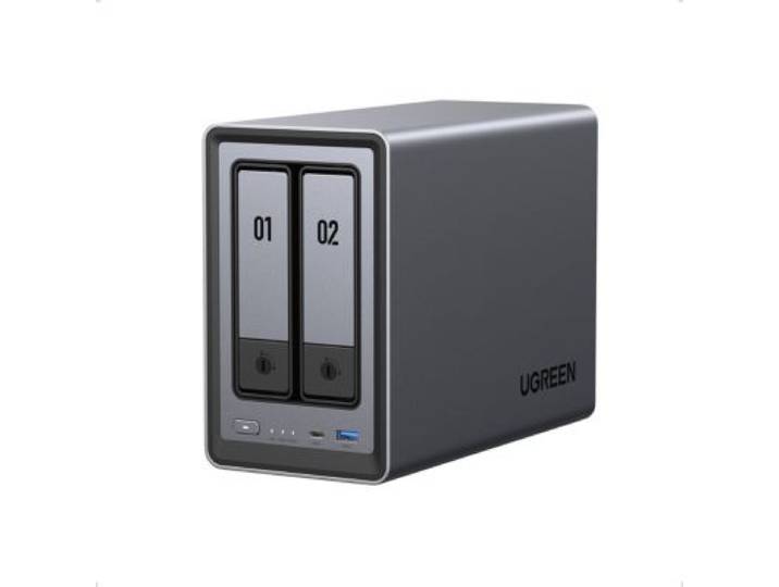 Ugreen - Serveur Nas 2 Baies Dxp2800 Gris Anodisé