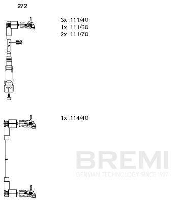 Bremi Zündleitungssatz 272