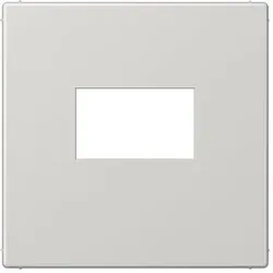 Jung Abdeckung, gerastet, für USB-Ladegerät (lichtgrau)
